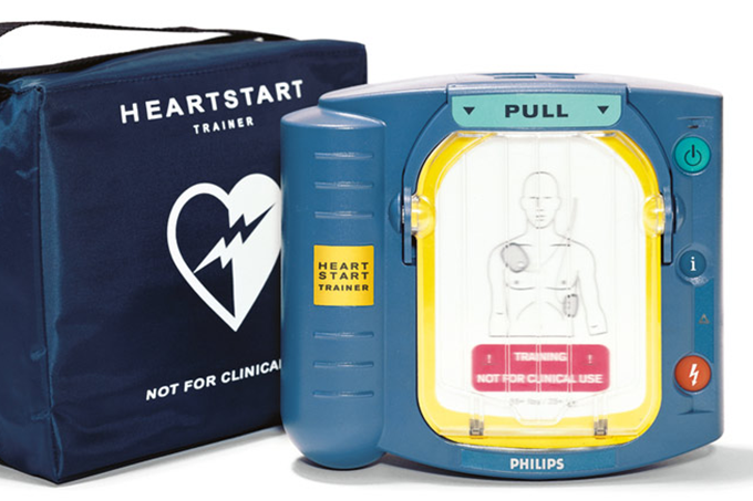 Vuxen-HLR med hjärtstartare (AED)